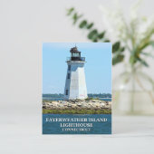 Fayerweather Island Lighthouse, Connecticut Briefkaart (Staand voorkant)