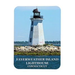Fayerweather Island Lighthouse, Connecticut Magneet