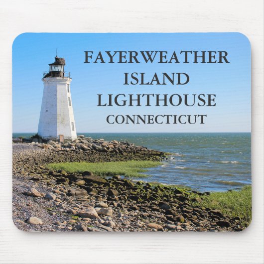 Fayerweather Island Lighthouse, Connecticut Muismat (Voorkant)