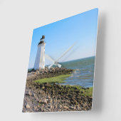 Fayerweather Island Lighthouse, Connecticut Vierkante Klok (Hoek)