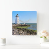 Fayerweather Island Lighthouse, Connecticut Vierkante Klok (Huis)