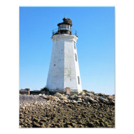Fayerweather Island Lighthouse CT Foto Print Foto Afdruk