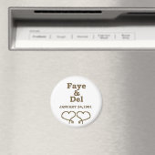 FAYES JUBILEUM DATUM IN GOUD MAGNEET (Insitu (Vaatwasser))