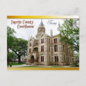 Fayette County Courthouse, La Grange, Texas Briefkaart (Voorkant)