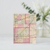 Fayette, Effingham, Marion, graafschappen Briefkaart (Staand voorkant)