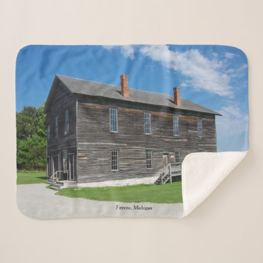 Fayette Opera House sherpa blanket Deken (Voorkant (horizontaal))