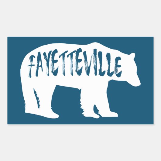 Fayetteville Arkansas Beer Rechthoekige Sticker (Voorkant)