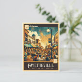 Fayetteville, Arkansas |  Briefkaart (Staand voorkant)