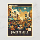 Fayetteville, Arkansas |  Briefkaart (Voorkant)