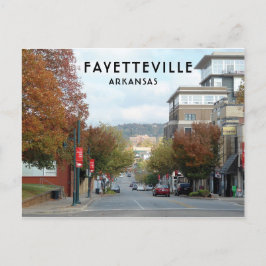 Fayetteville, Arkansas Dickson Street foto Briefkaart