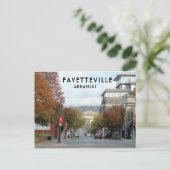 Fayetteville, Arkansas Dickson Street foto Briefkaart (Staand voorkant)