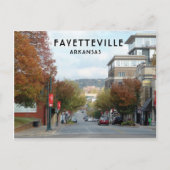 Fayetteville, Arkansas Dickson Street foto Briefkaart (Voorkant)