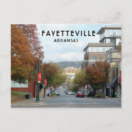 Fayetteville, Arkansas Dickson Street foto Briefkaart