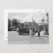 Fayetteville, Arkansas, jaren '30 Briefkaart (Voorkant / Achterkant)