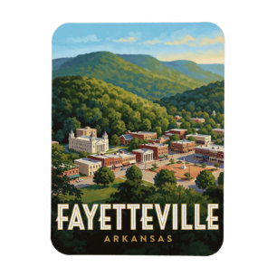 Fayetteville Arkansas Ozark Berg Reizen Magneet