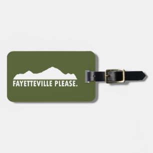 Fayetteville Arkansas Please Bagagelabel