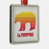 Fayetteville Arkansas Rainbow Beer Metalen Ornament (Rechts)