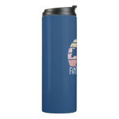 Fayetteville Arkansas Retro Beer Thermosbeker (Gedraaid links)