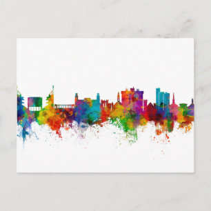 Fayetteville Arkansas Skyline Briefkaart