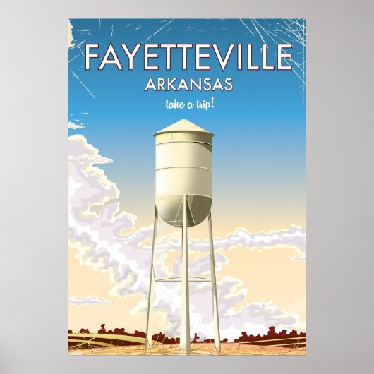 Fayetteville Arkansas Travel poster (Voorkant)