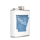 Fayetteville Arkansas Wood Grain Heupfles (Rechts)