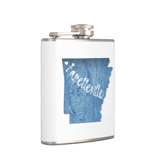 Fayetteville Arkansas Wood Grain Heupfles (Rechts)