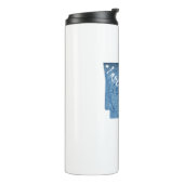 Fayetteville Arkansas Wood Grain Thermosbeker (Gedraaid links)