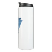 Fayetteville Arkansas Wood Grain Thermosbeker (Geroteerd rechts)