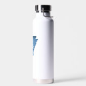 Fayetteville Arkansas Wood Grain Waterfles (Links)