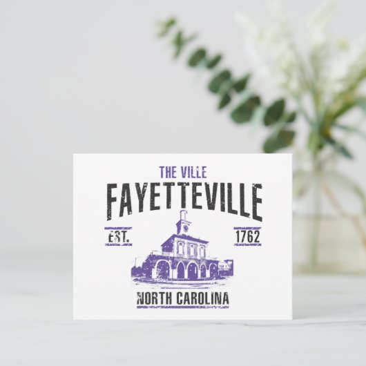 Fayetteville Briefkaart (Staand voorkant)