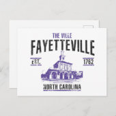 Fayetteville Briefkaart (Voorkant / Achterkant)