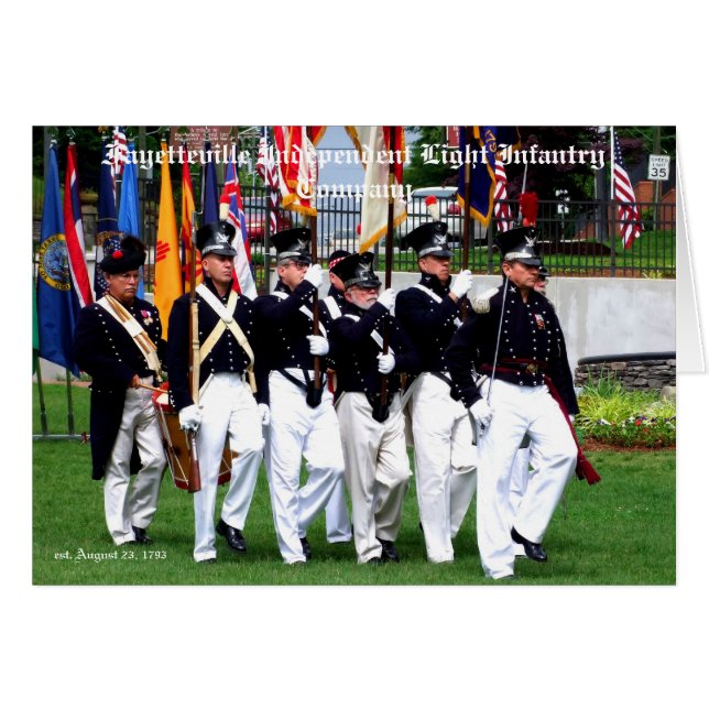 Fayetteville Independent Light Infanation Company (Voorkant Horizontaal)