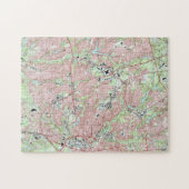 Fayetteville North Carolina Map (1997) Legpuzzel (Horizontaal)