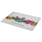 Fayetteville North Carolina Skyline Snijplank (Hoek)