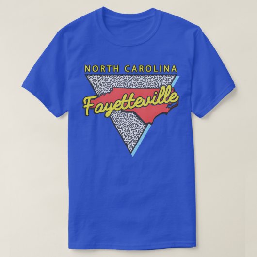 Fayetteville North Olina Triangle NC City 8 T-shirt (Design voorkant)
