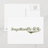 Fayetteville Revolutie in de shirten Briefkaart (Voorkant / Achterkant)