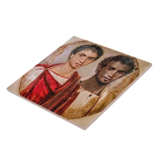 Fayum liefhebbers... Romeinse periode Egypte Tegeltje (Zijkant)