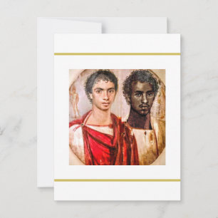 Fayum Lovers Romeinse periode Egypte versie 2 Briefkaart