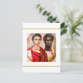 Fayum Lovers Romeinse periode Egypte versie 2 Briefkaart (Staand voorkant)