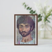 Fayum mummy portret van Römisch-Ägyptischer Briefkaart (Staand voorkant)