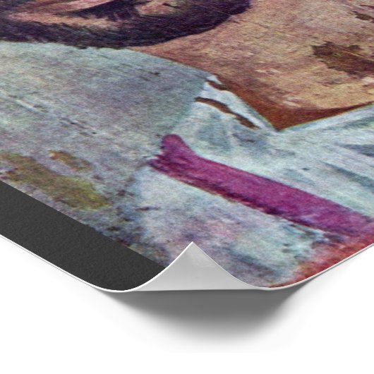 Fayum mummy portret van Römisch-Ägyptischer Poster (Hoek)