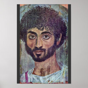 Fayum mummy portret van Römisch-Ägyptischer Poster