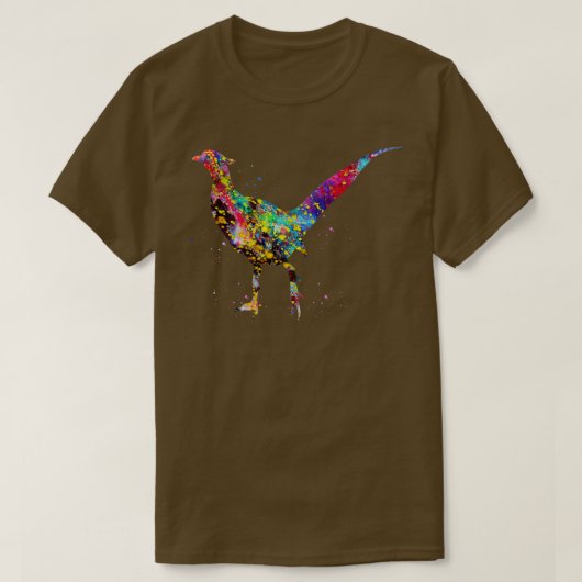 fazant 1 t-shirt (Design voorkant)