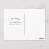 Fazant 3 Bedankkaart Briefkaart (Achterkant)