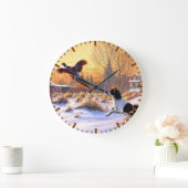 Fazant Aangemoedigd Om Te Vliegen Grote Klok (Huis)