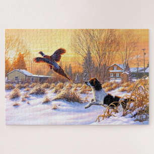 Fazant Aangemoedigd Om Te Vliegen Legpuzzel