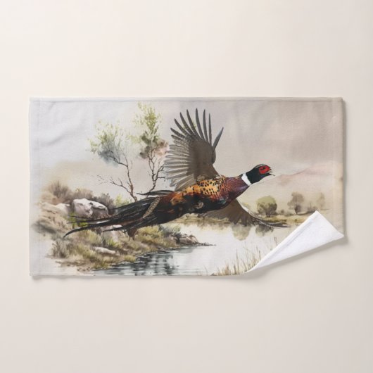 fazant bad handdoek (Handdoek)