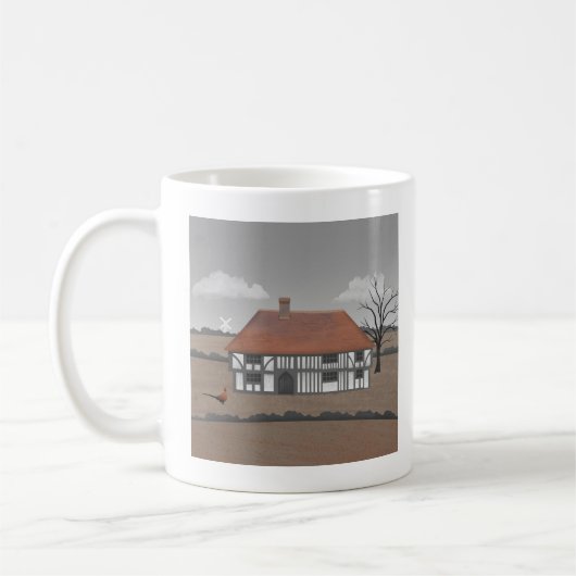 Fazant boerderij koffiemok (Links)