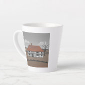 Fazant boerderij latte mok (Linkerhoek)