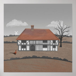Fazant boerderij poster